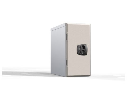 Alubox 360x700x650 Sivuaukeava