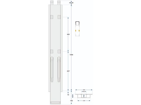 Kinnegrip K20-1000 sivu jatk galvan