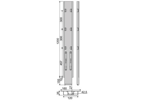 Kinnegrip K20-1200, sivu