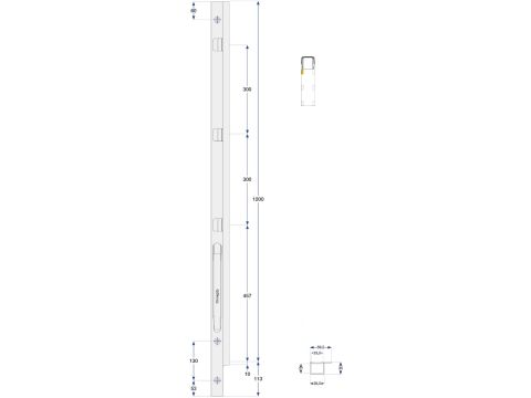 Kinnegrip K20-1200, etu-VK pultatta