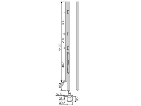 Kinnegrip K20-1200, etu-OK