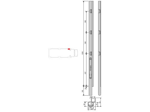 Kinnegrip K20-1200 alu, etu-VK