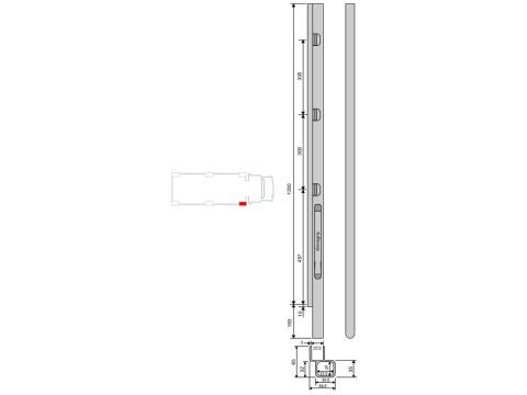 Kinnegrip K20-1200 alu, etu-OK