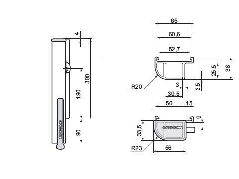 Armaton 4000 XF 300, etu-OK
