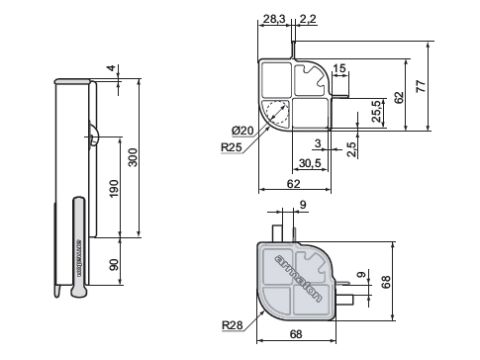 Armaton 4000 XF 300, taka