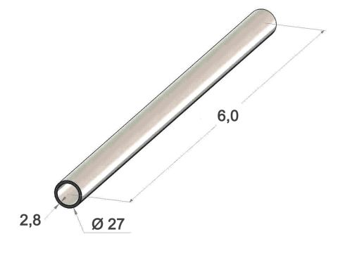 Putki S-27 x 2,8/6 m