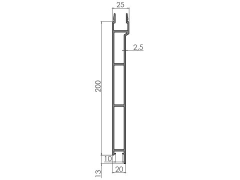 Alaprofiili 10117 An 3,33/7,5