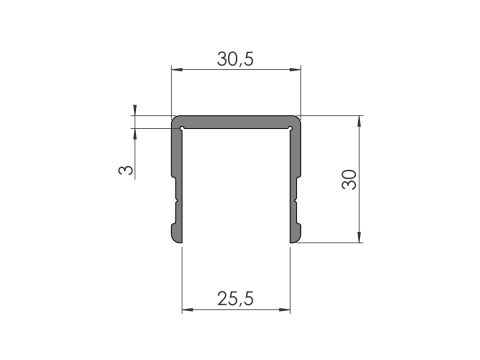 Gavelprofil 4877 An 0,54/7,1