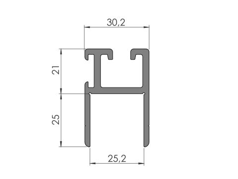 Päätyprofiili 35812 1,02/7,1