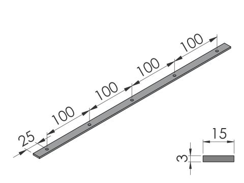 Latta 15x3 0,12/5,0 ,reij.