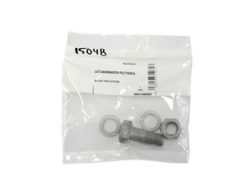 Bolt kit for flat mudguard stay