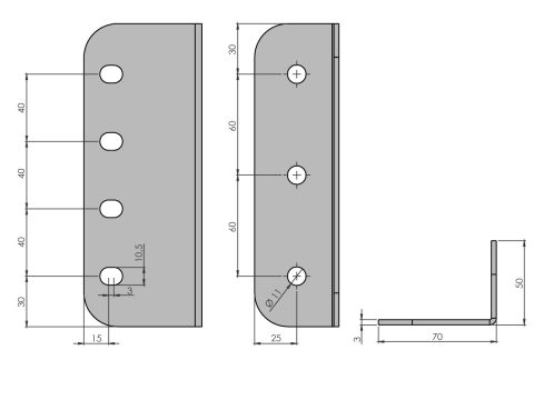 Mounting bracket for valve plate