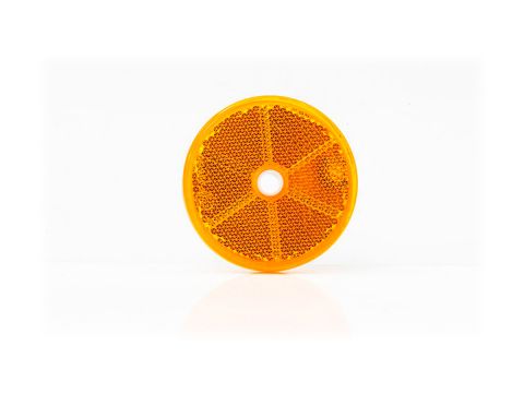 Reflector, orange - screw-on