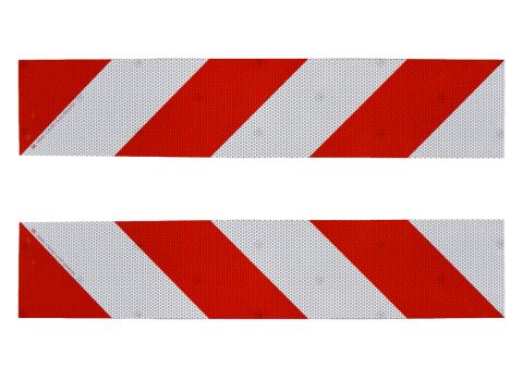 Sign red/white 705x141