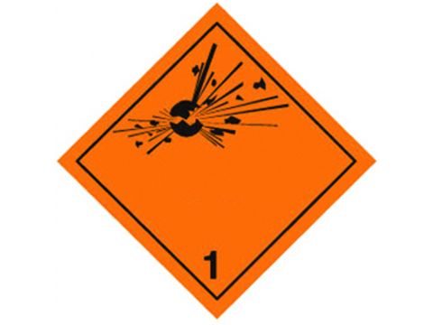Warning sign 1 - 30x30, sticker