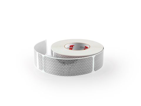 Conspicuity tape for tanks, silver