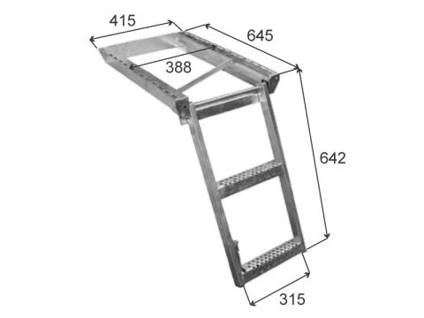 Ladder 665 x 390 mm