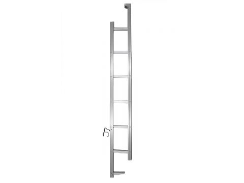Alum. ladder 255 x 1920 mm, fold.